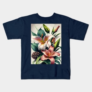 Floral Design Kids T-Shirt